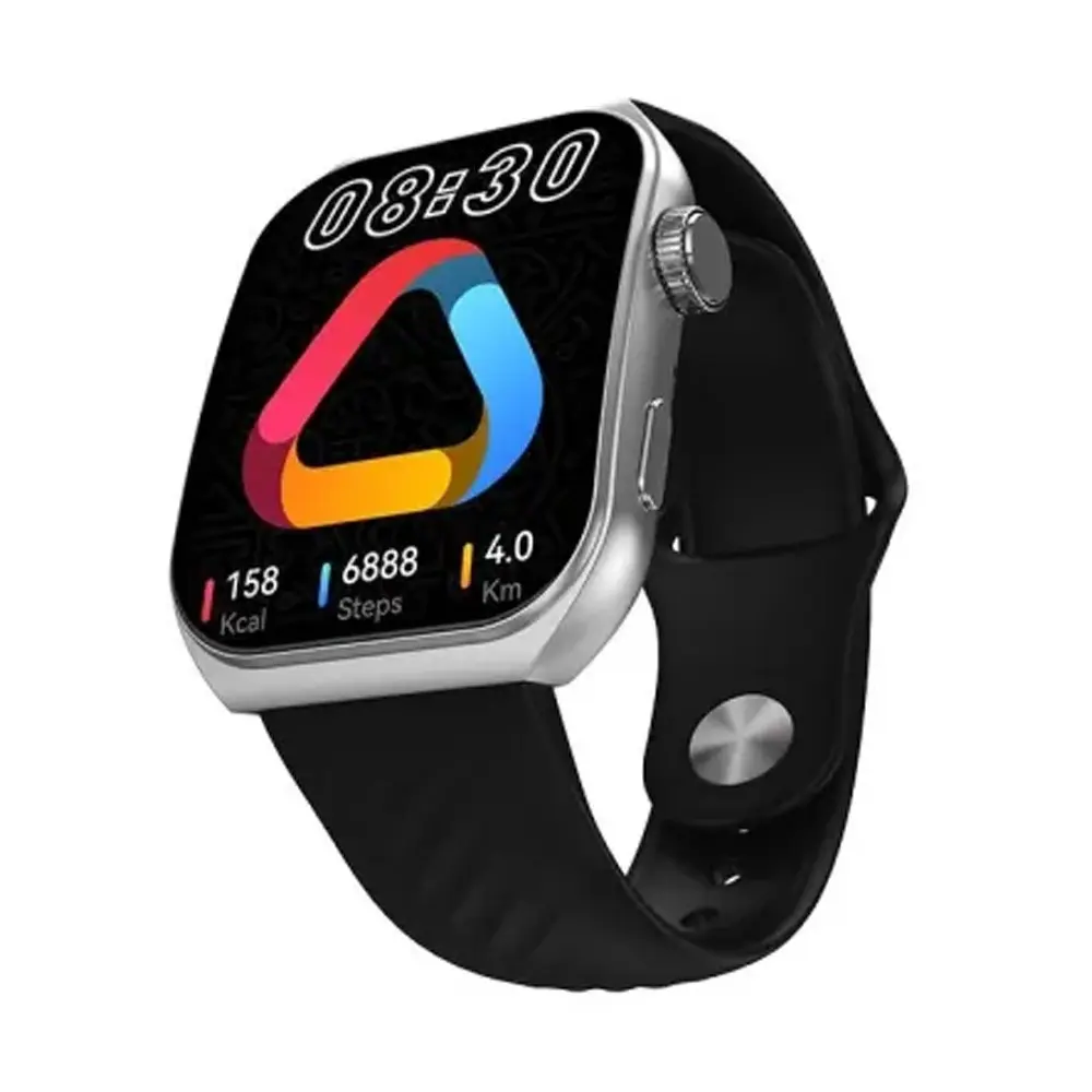 QCY GS2 AMOLED Smartwatch  – Color: Black – View 1