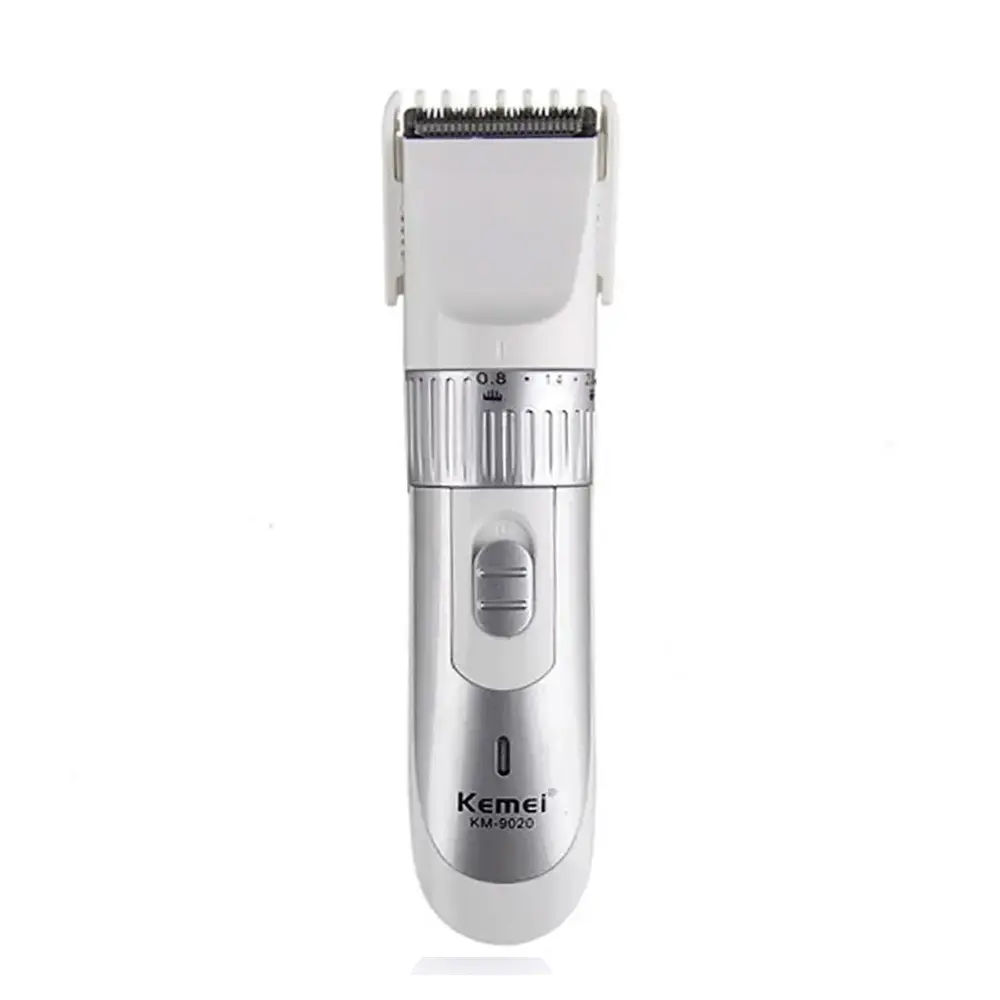 Kemei KM-9020 Professional Men's Hair Trimmer – Color: White – View 1