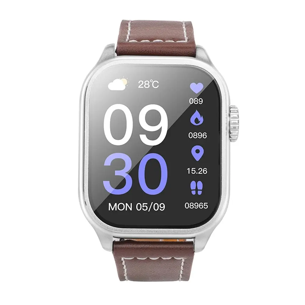 Hoco Y17 Sports Bluetooth Calling Smart Watch – Color: Silver – View 1