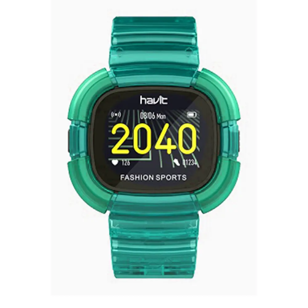 Havit M90 Fashion Sports Smart Watch – Color: Green – View 1