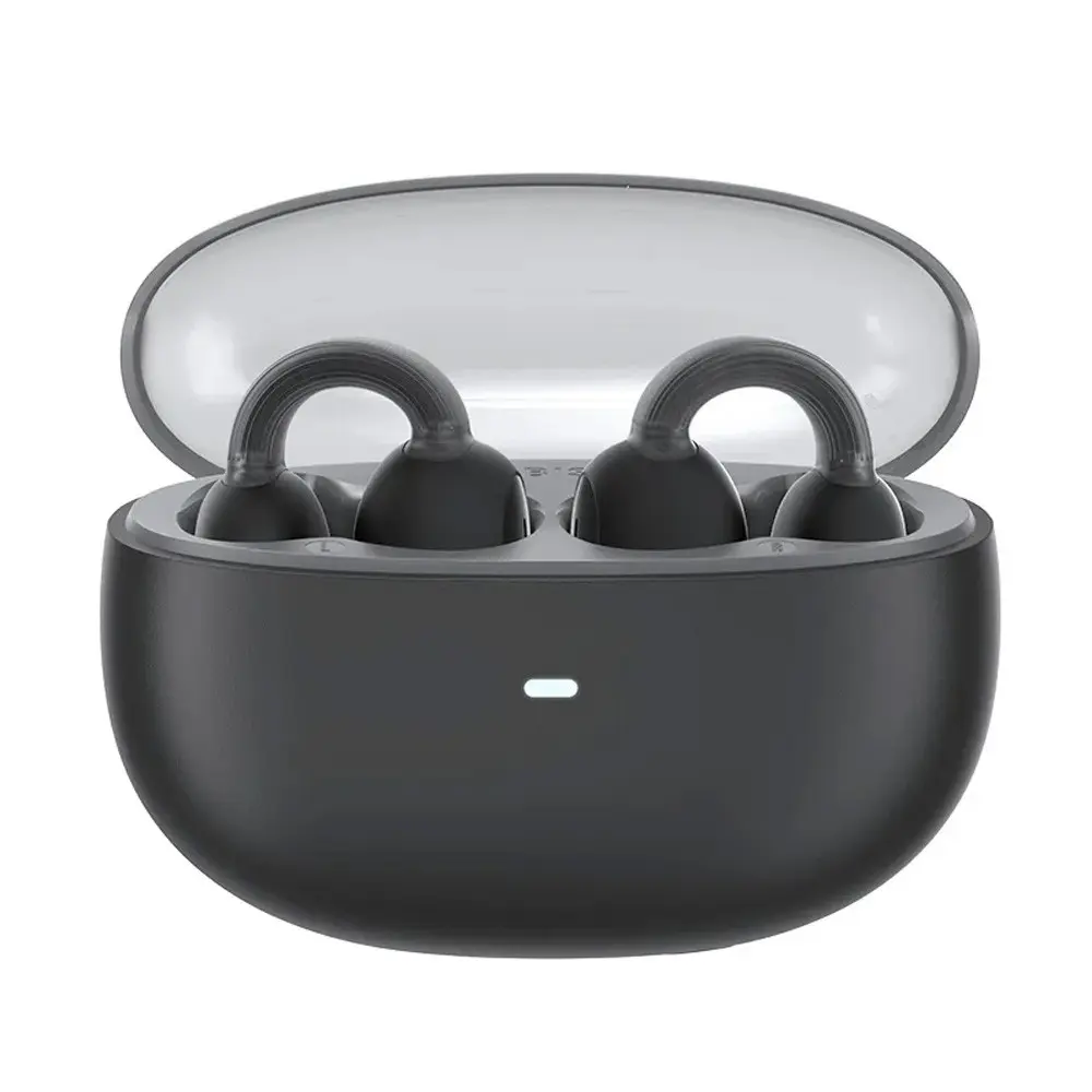 Baseus AirGo AS01 Open Ear Wireless Earbuds – Color: Black – View 1