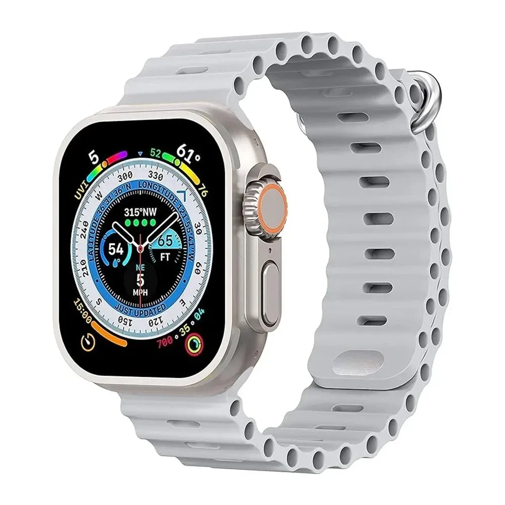 T800 Ultra IP67 Waterproof Smartwatch  – Color: White – View 1