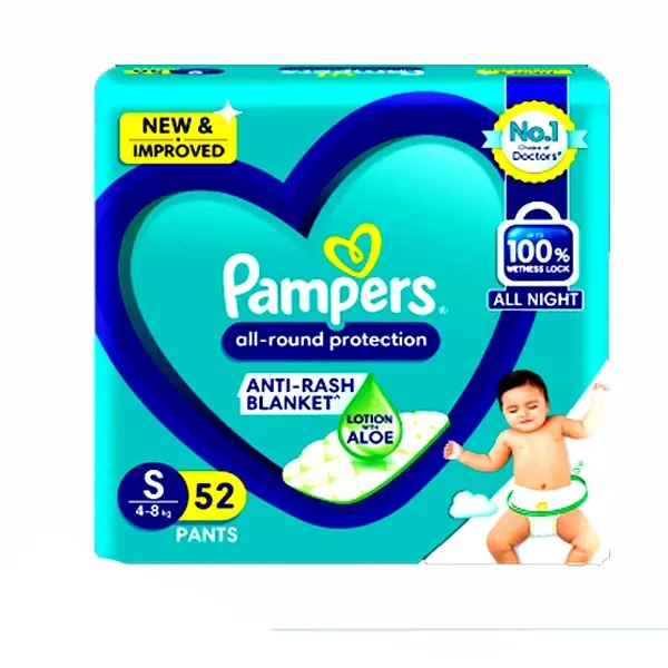 Pampers Breathable Material Pant System Baby Diaper – View 1
