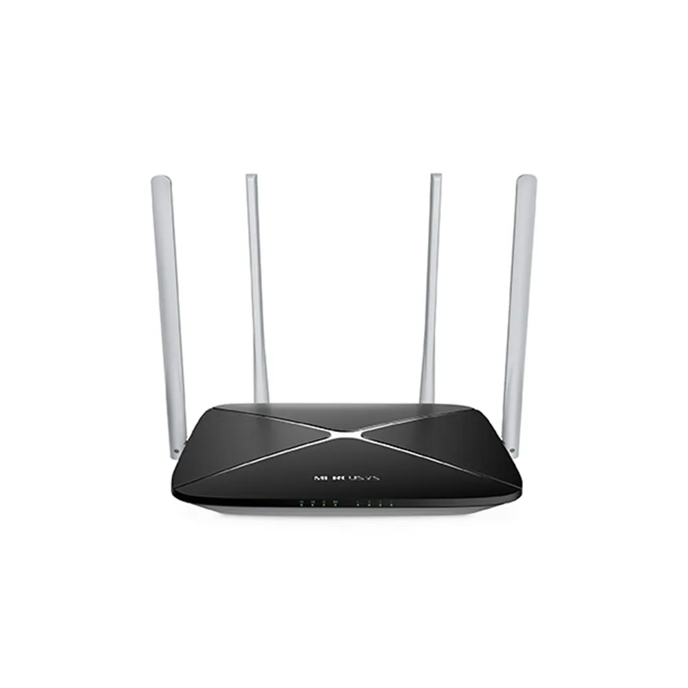 Mercusys AC12 AC1200 Dual Band Wireless Router (4 Antenna) – View 1