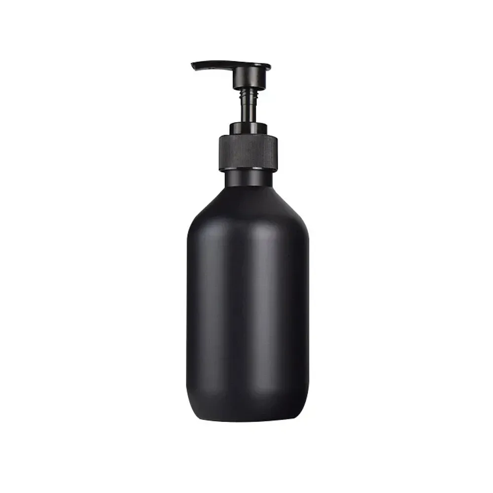 Matte Black 300ML Liquid Soap Dispenser Refillable Shampoo Conditioner – View 1
