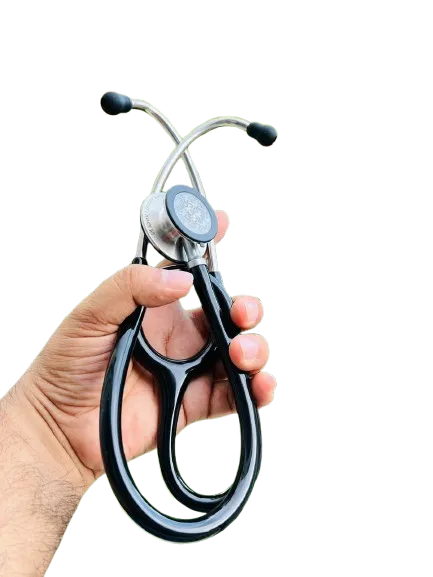 Spirit Special Edition Deluxe Series II Stethoscope – Color: Black – View 1