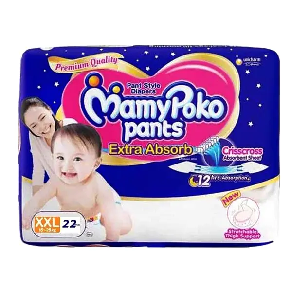 MamyPoko Pants Diaper 15-25 kg For Comfort System Baby Diaper – Quantity: 22 pcs – View 1