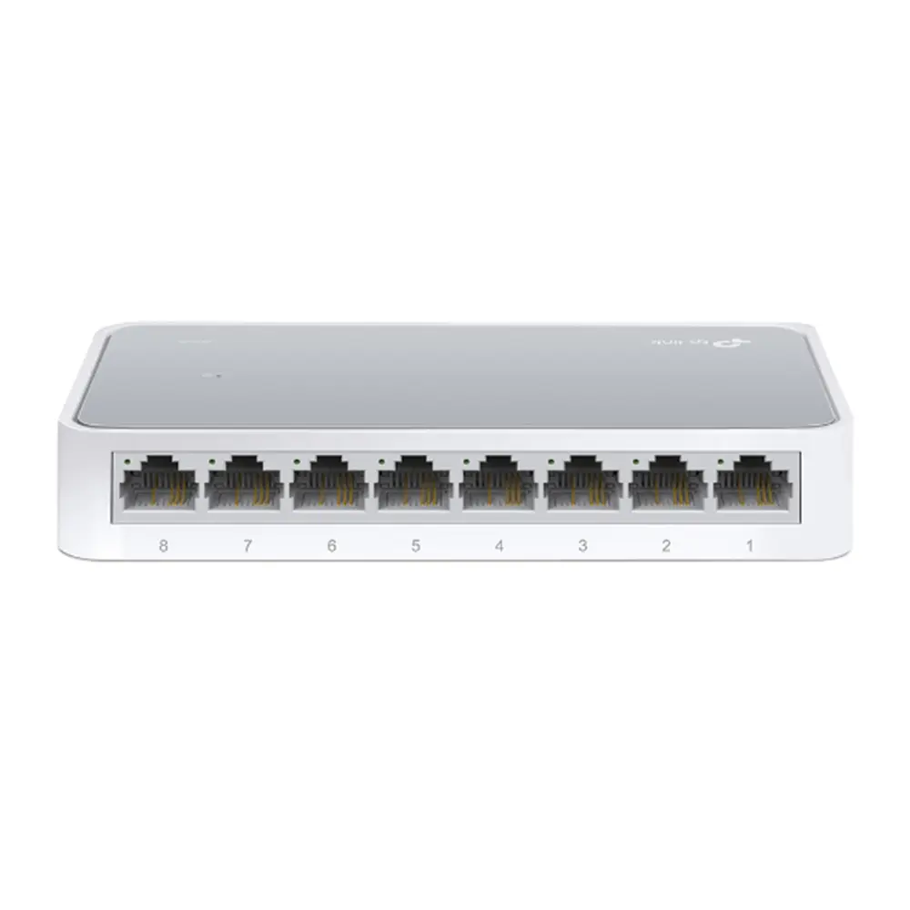 TP-LINK TL-SF1008D 8-Port 10/100Mbps Network Switch – View 1