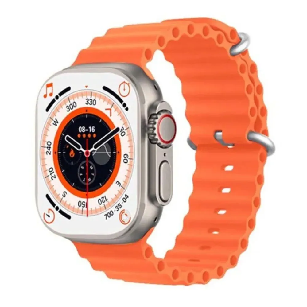 T900 Ultra Bluetooth Calling Smartwatch – Color: Orange – View 1