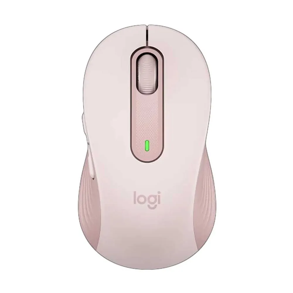 Logitech Signature M650 Bluetooth Wireless Mouse – Color: Pink – View 1