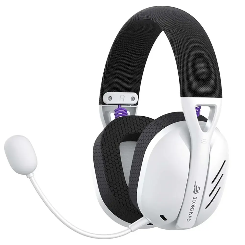 Havit GAMENOTE Fuxi-H3 Quad-Mode Gaming Headphone – Color: White – View 1