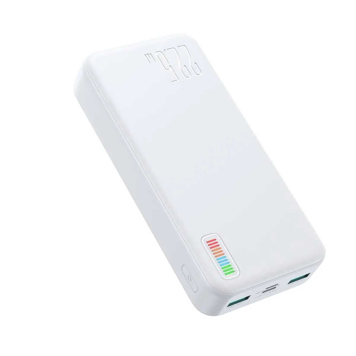  JOYROOM JR-QP195 Dazzling Series 22.5W fast charging Power Bank – Color: White – View 1