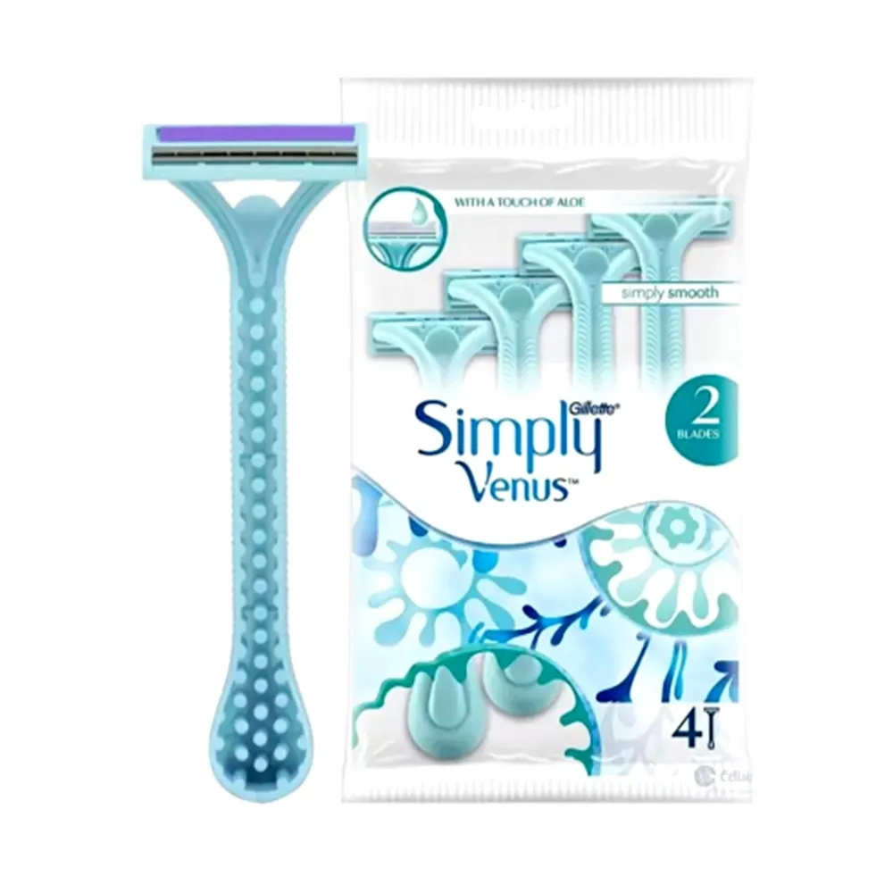 Gillette 38058 Simply Venus 2 Disposable 4 Razor For Women – View 1