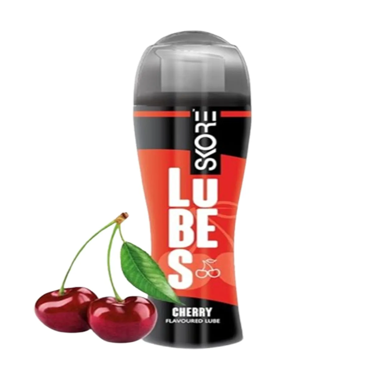 Skore Cherry Flavored Water Based Lubricant Gel for Men & Women - 50ml – View 1