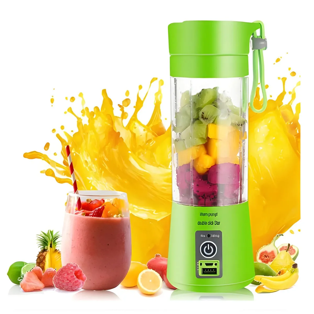 Mini Usb Rechargeable Portable Electric Fruit Juicer – View 1