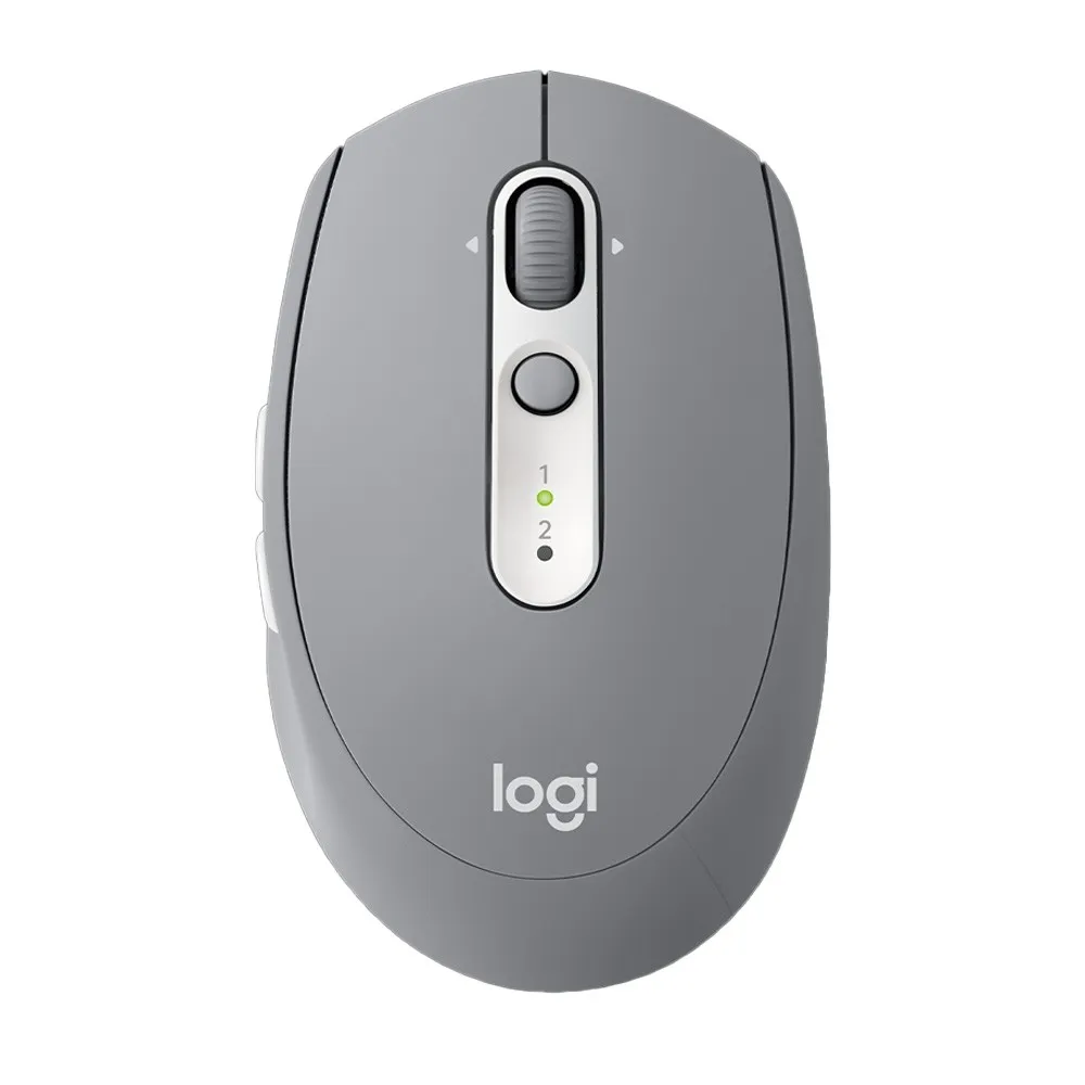 Logitech M585 Multi Device Wireless Bluetooth Mouse – Color: Gray – View 1