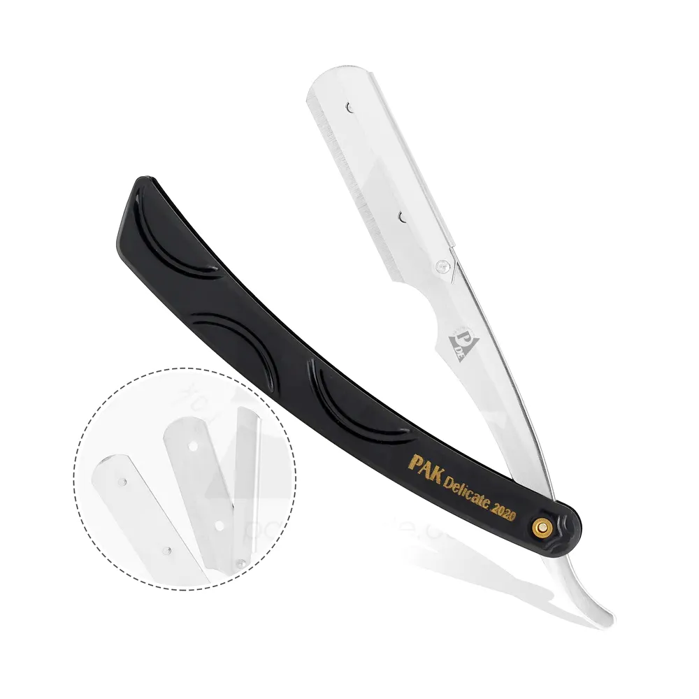 PAK Delicate Professional Barber Straight Edge Shaving Razor – View 1