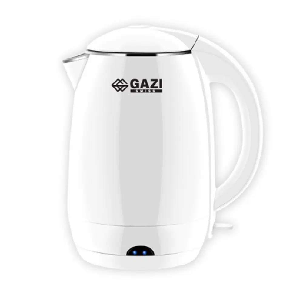 Gazi GB-P-1821W Smiss Lifan Double Metal Electric Kettle – View 1