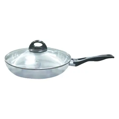 Kiam Aluminum 22 cm Alu Frypan with Glass Lid classic – View 1