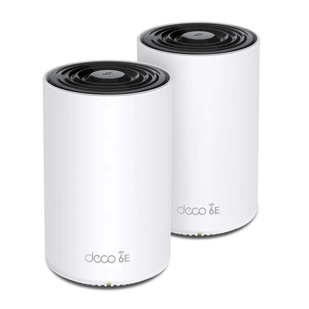 TP-Link Deco XE75 AXE5400 Tri-Band Wi-Fi 6E Mesh Router (2-pack) – View 1