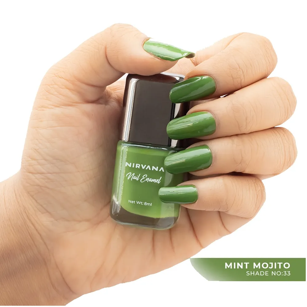 Nirvana Color Nail Enamel Long Lasting Mint Mojito 33 Nail Polish – View 1