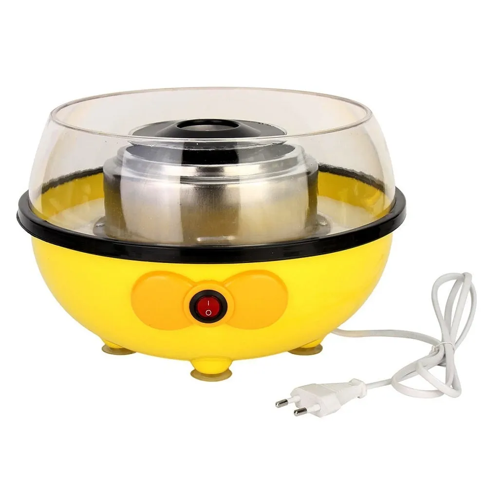 Cotton Candy Floss Making Machine Yellow for Household – View 1