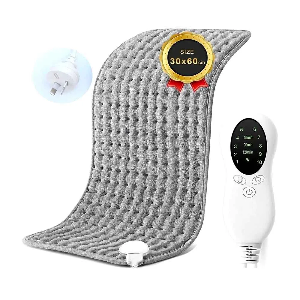 30x60cm Electric Heating Pad Therapy Warmer Mat Neck Shoulder Back Pain Relief – View 1