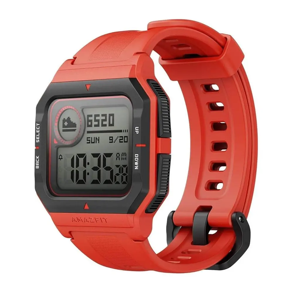 Amazfit NEO 5 ATM Waterproof Smartwatch – Color: Red – View 1
