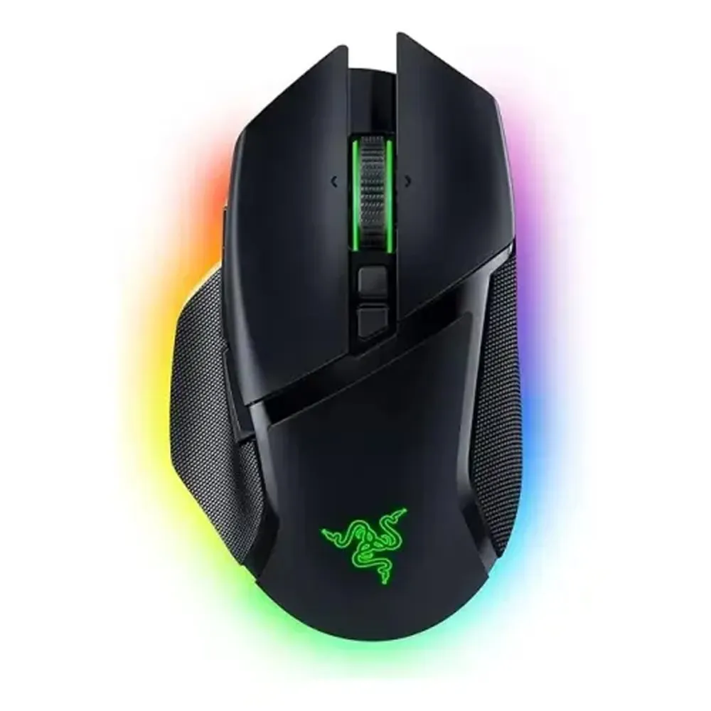 Razer Basilisk V3 X HyperSpeed RGB Wireless Gaming Mouse – Color: Black – View 1