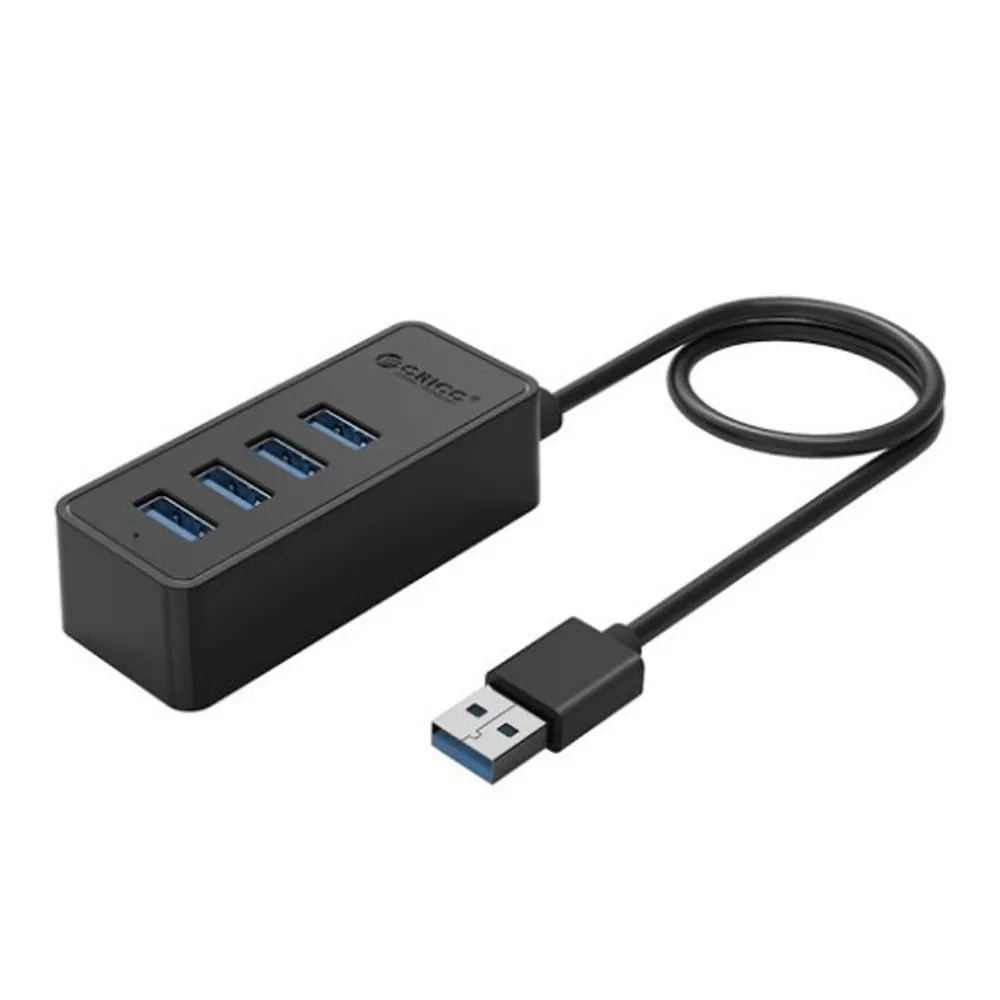 Orico W5P-U3 4 Ports USB 3.0 HUB Black – View 1