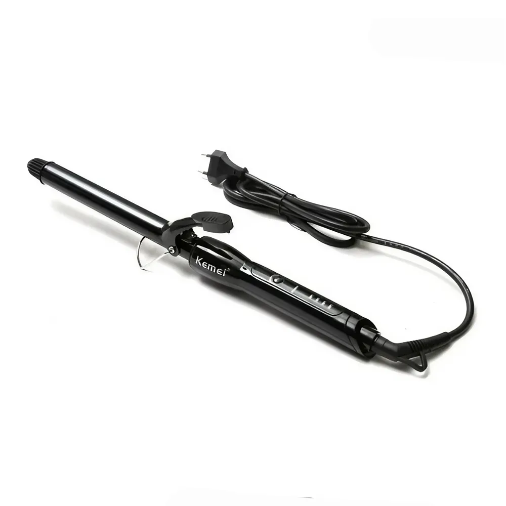 Kemei KM-9942 Style Care Essential Perfect Hair Curler for Women – Color: Black – View 1