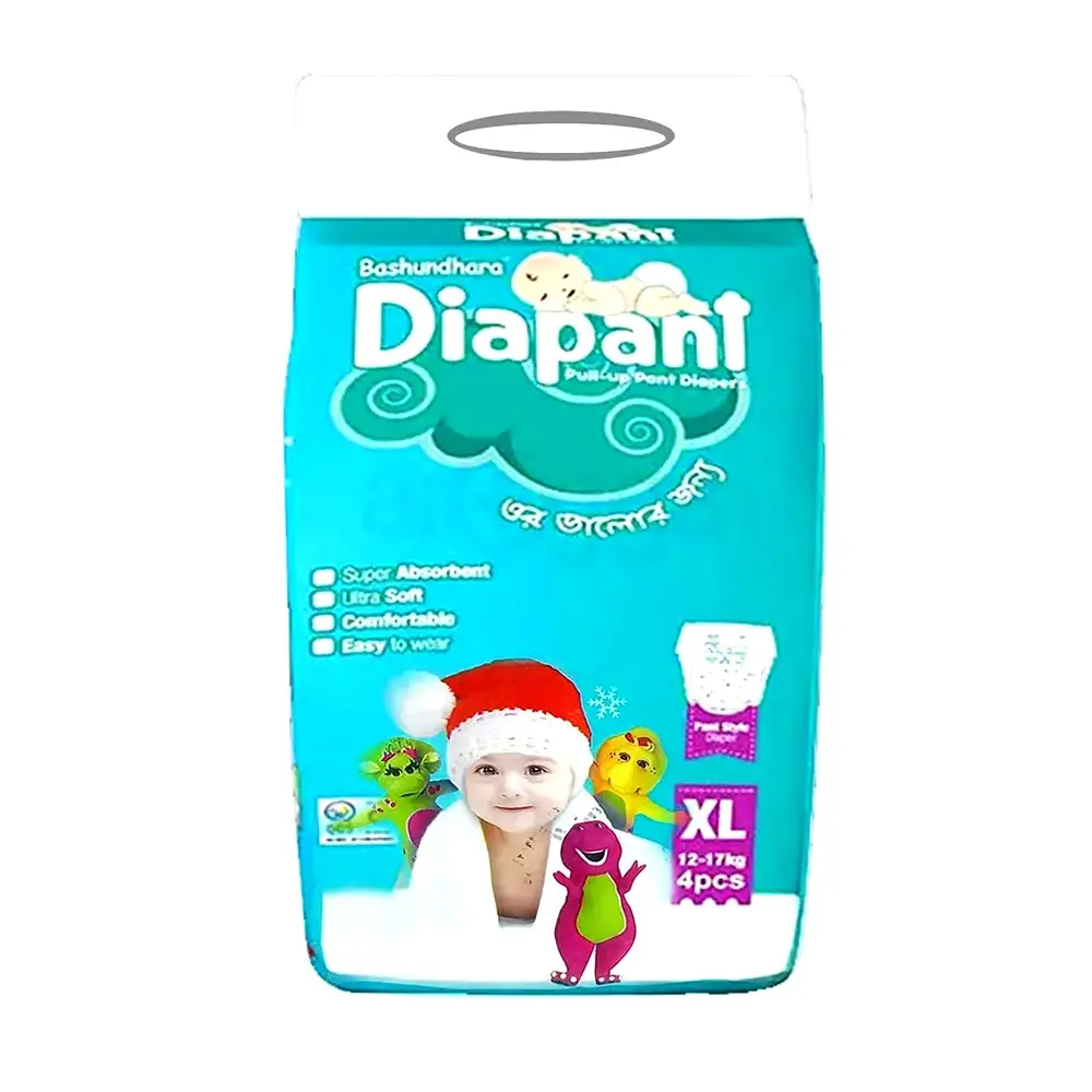 Bashundhara Finding The Perfect Fit Leak Proof Baby Diaper Pants – Quantity: 0-5 pcs – View 1