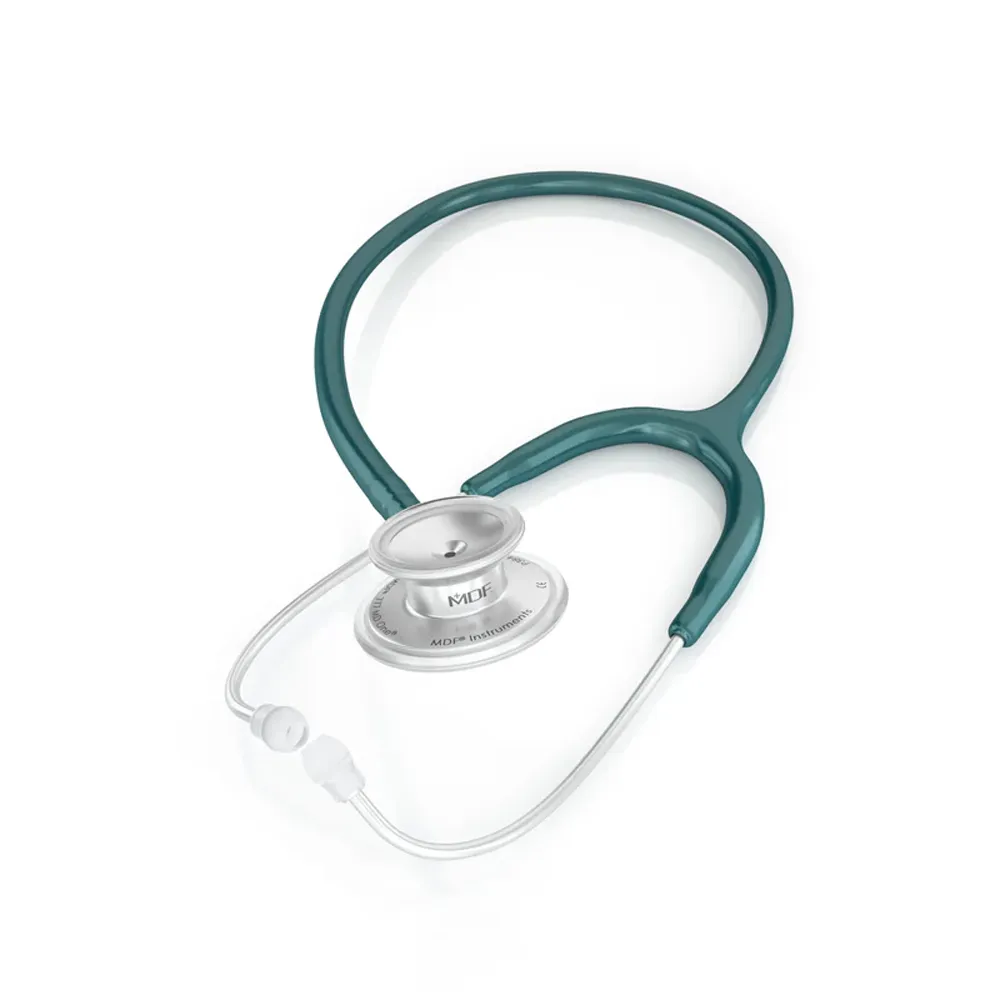 MDF MDF777 One Stainless Steel Dual Head Stethoscope – Color: Green – View 1