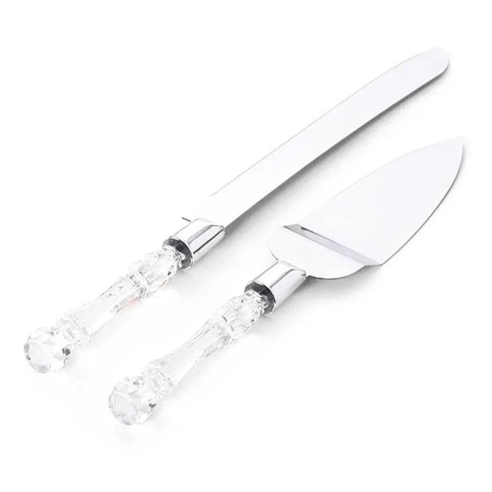 Stainless Steel Dicunoy 2 PCS Wedding Cake Knife and Server Set – View 1