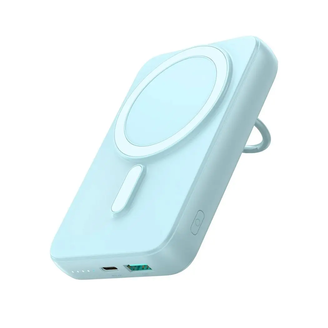 JOYROOM JR-W050 Magnetic Wireless 20W High Capacity Power Bank – Color: Blue – View 1