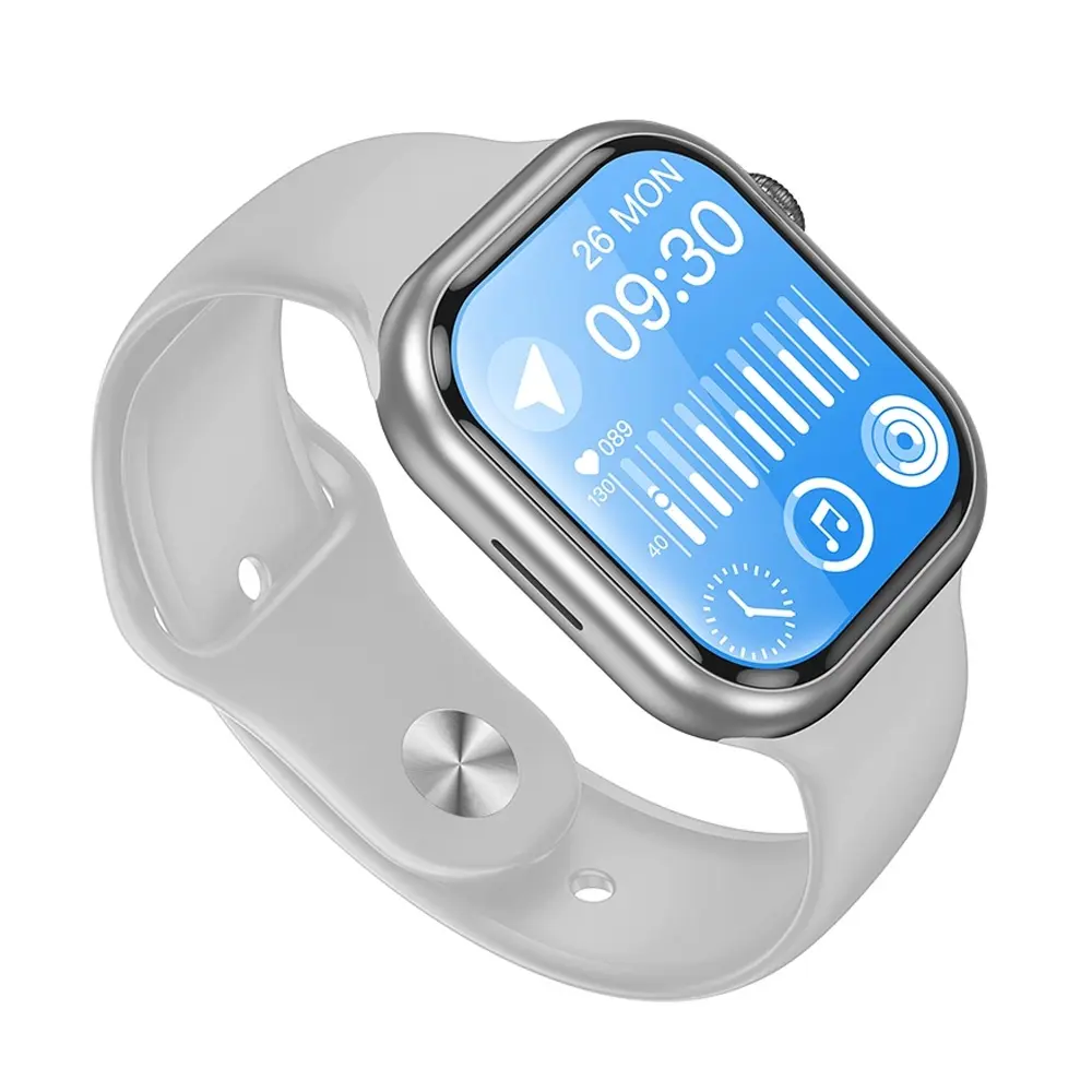 Hoco Y23 Smart Sports Watch Call Version – Color: Silver – View 1