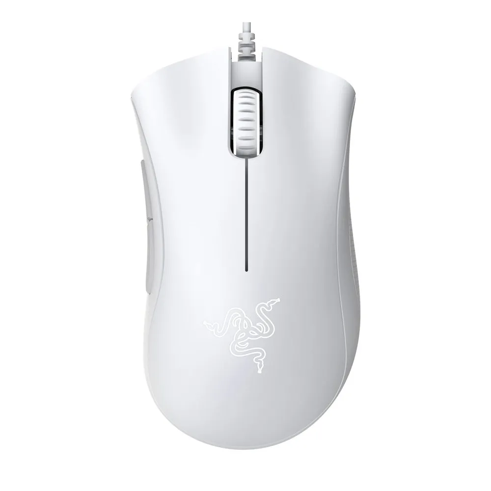 Razer DeathAdder Essential Wired Gaming Mouse – Color: White – View 1