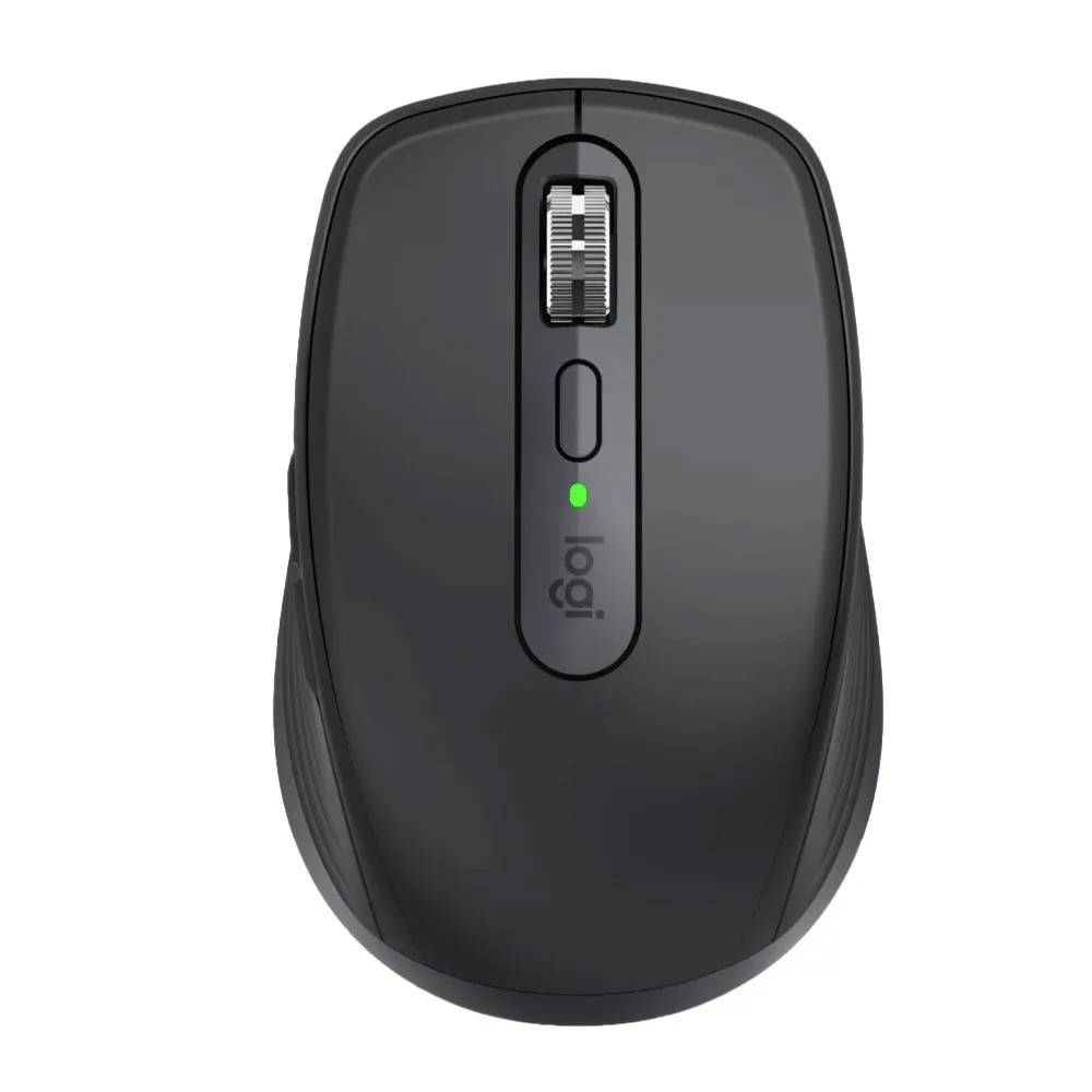 Logitech MX Anywhere 3s Rechargeable Compact Wireless Mouse – Color: Black – View 1