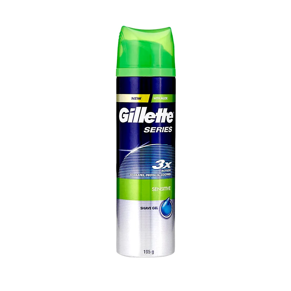 Gillette Series Sensitive Skin Pre Shaving Gel – Quantity: 195 g – View 1
