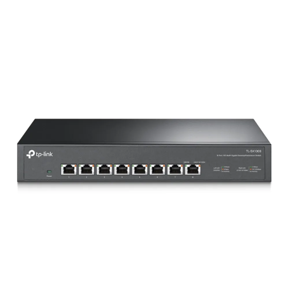  TP-Link TL-SX1008 8-Port 10G Network Rackmount Switch – View 1