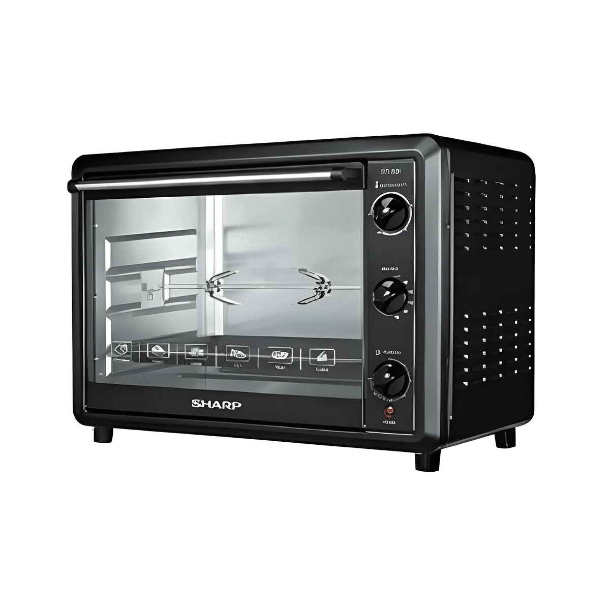 SHARP EO-60K3 60L Black Electric Oven – View 1