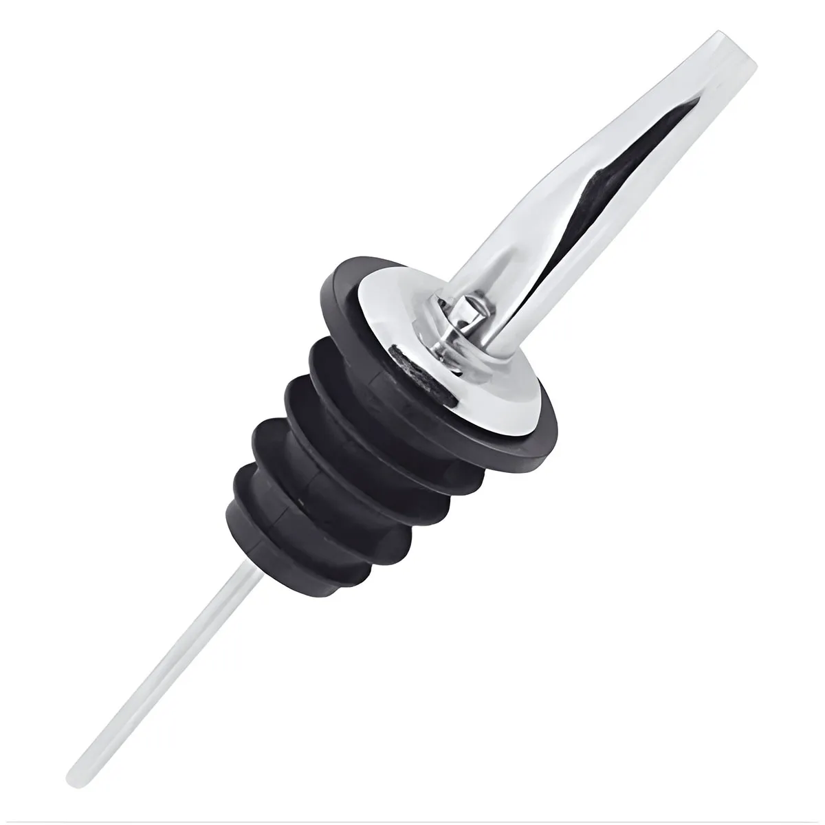 Stainless Steel Bottle Pourer No Spill Liquid Dispenser  – View 1