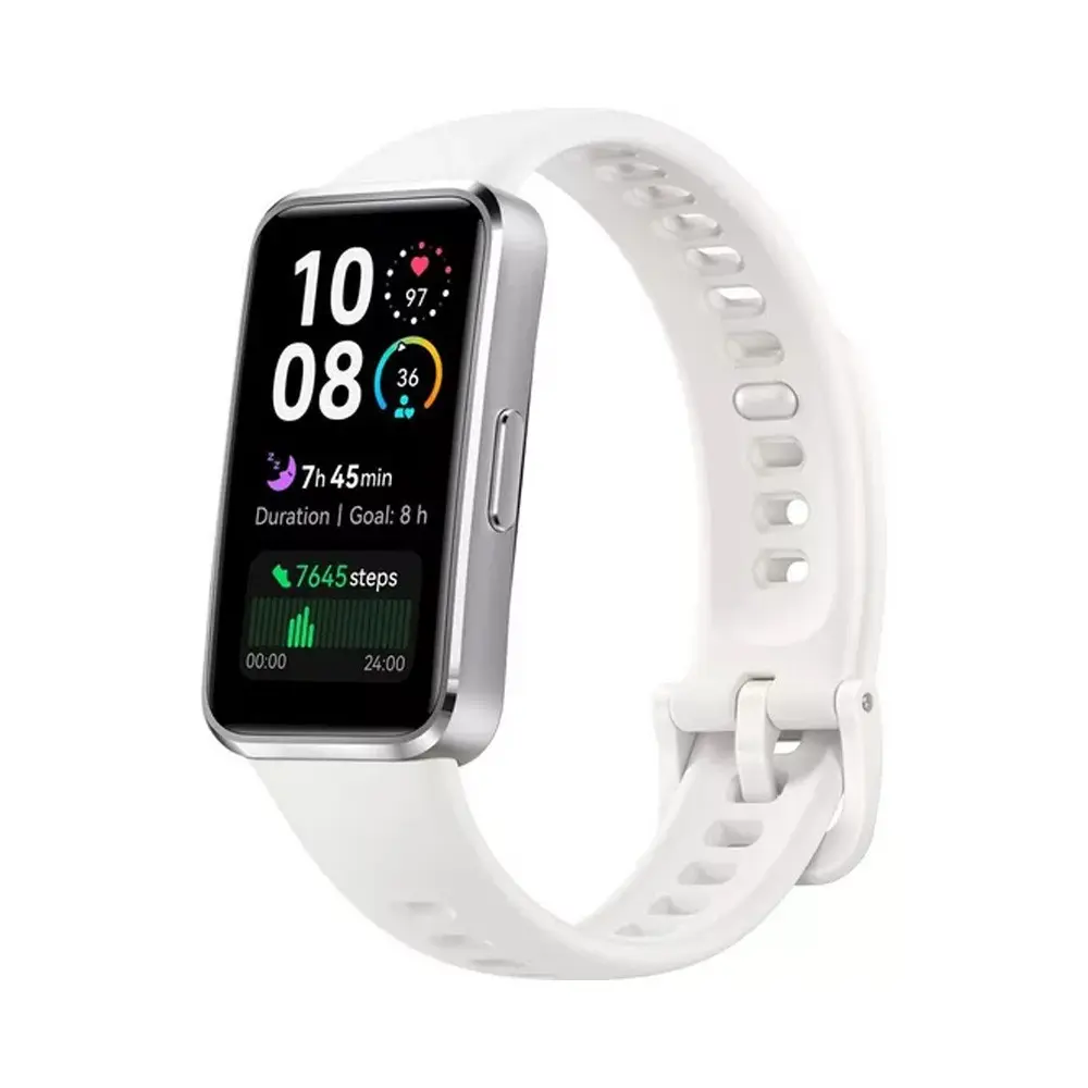 Huawei Band 10 Fitness Tracking With AMOLED Display – Color: White – View 1