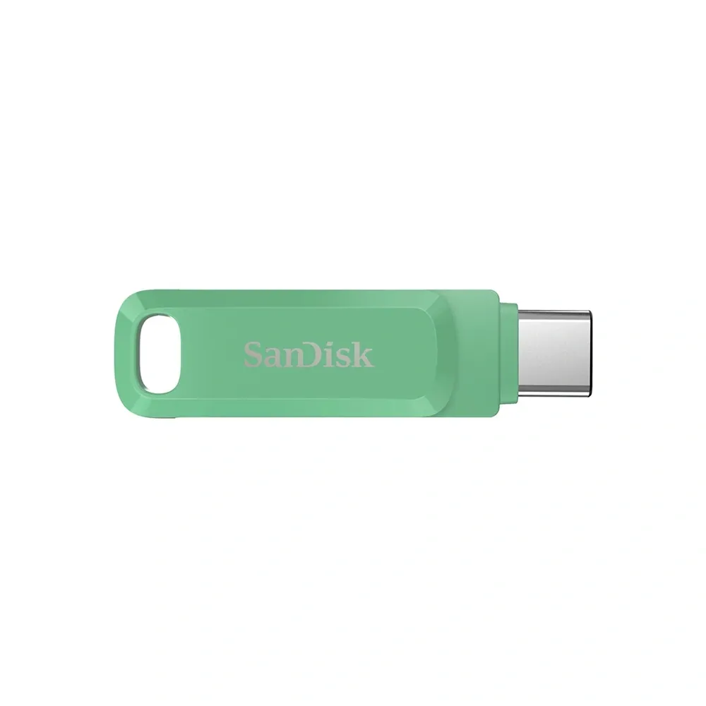 Sandisk 64GB Ultra Dual Drive Go USB 3.1 Type-C Absinthe Green Pen Drive – View 1