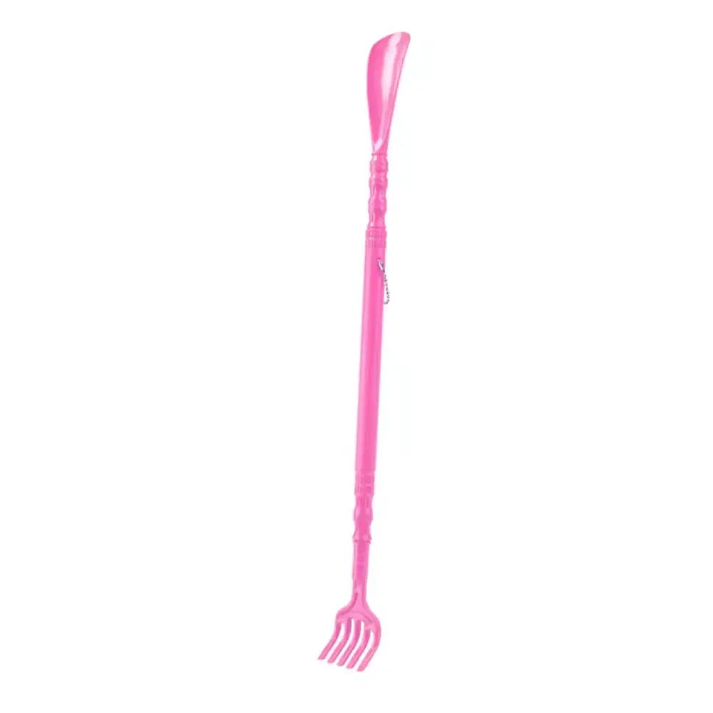  2-in-1  Back Itch Scratcher & Body Massage Stick – Color: Pink – View 1