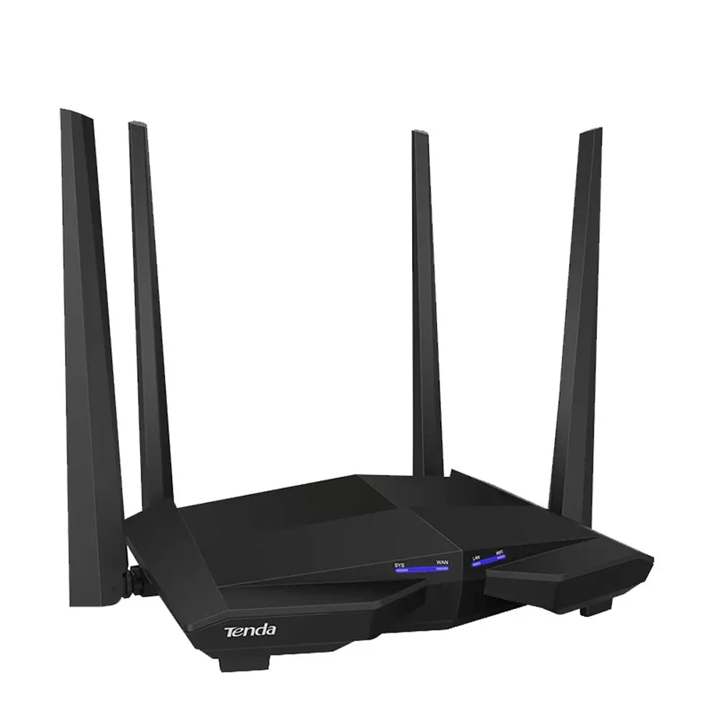 Tenda AC10 1200Mbps Dual Band 4 Antenna Gigabit WiFi Router – View 1