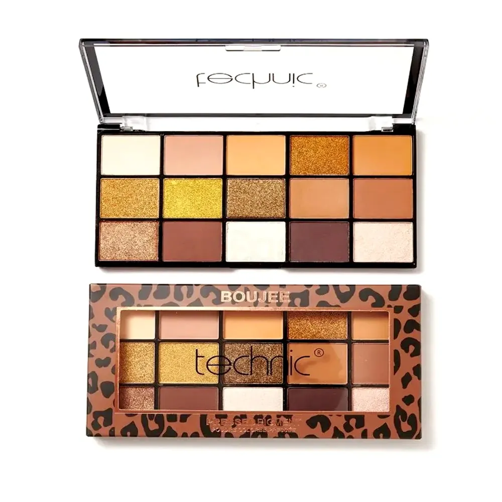 Technic 15 Color Pressed Pigment Eyeshadow Palette - Boujee – View 1