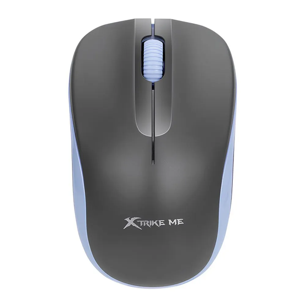 Xtrike Me GW-116 Wireless Optical Mouse – Color: Gray – View 1
