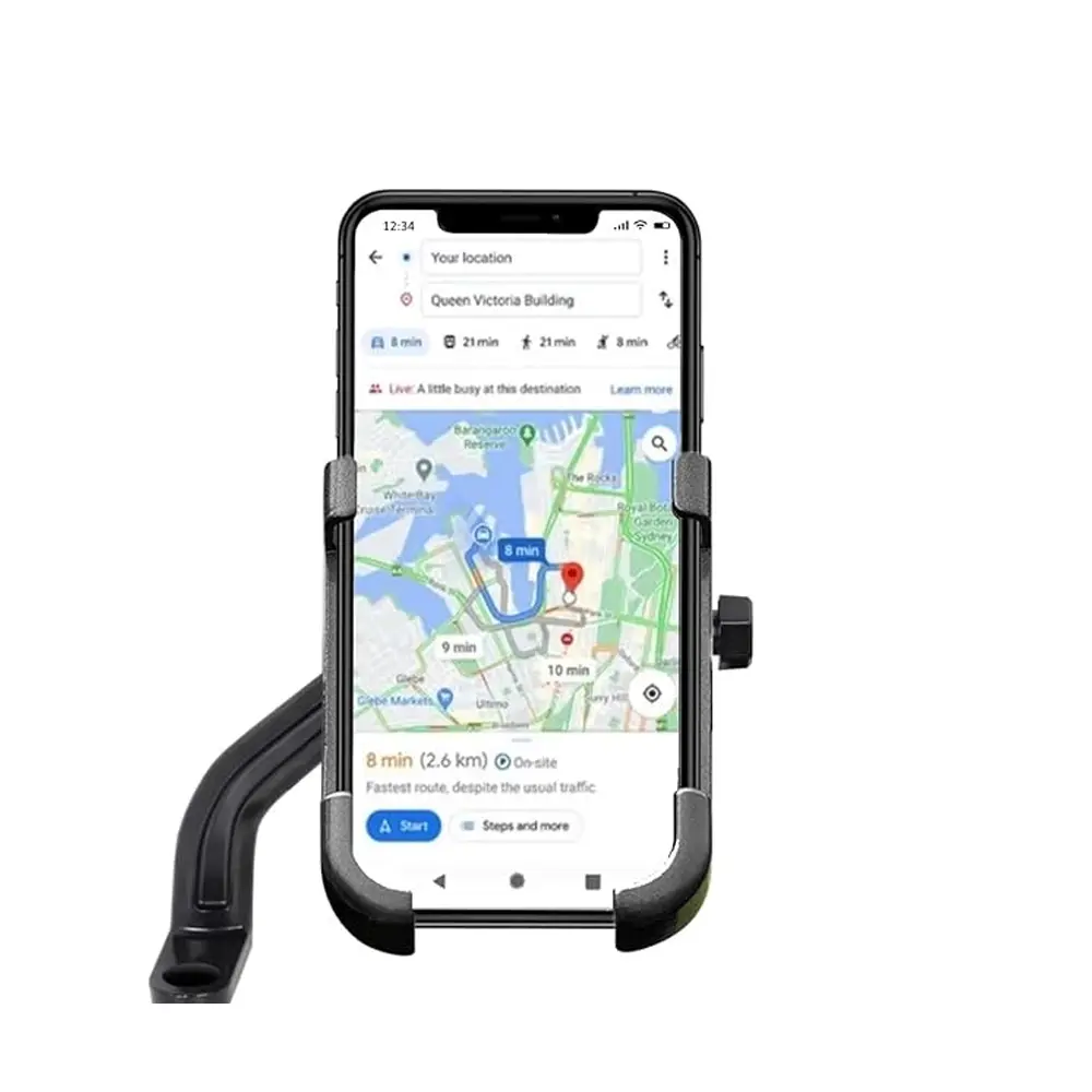 Aluminum Bracket Bike Mobile Phone Mount Holder – View 1