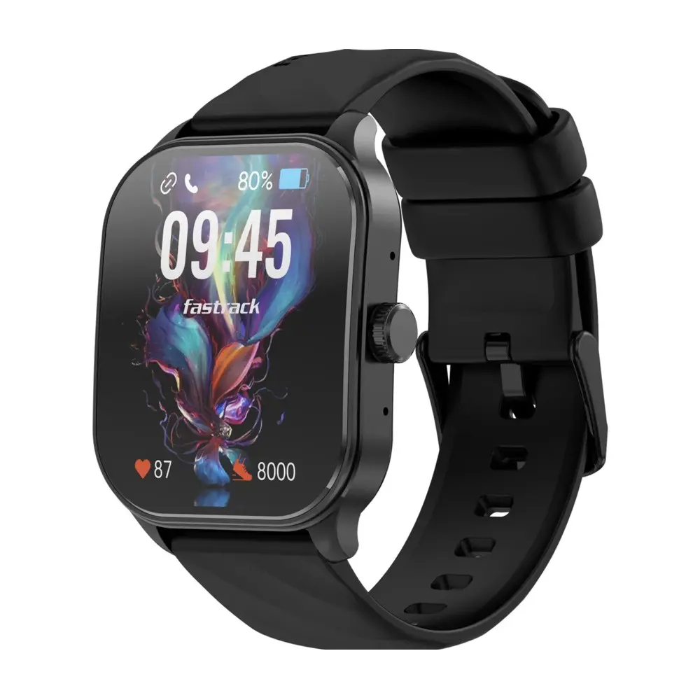 Fastrack Reflex Power AMOLED Smartwatch  – Color: Black – View 1